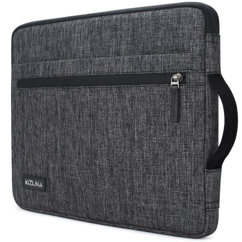 KIZUNA Laptop Sleeve Case 15.6 Inch Water-Resistant Computer Carrying Bag for MacBook Pro 16 M1 M2 Max 2023/Dell XPS 15/HP Envy x360 15/16" Lenovo IdeaPad Flex 5i/LG gram 15/HUAWEI MateBook D 16, Grey - Image 1